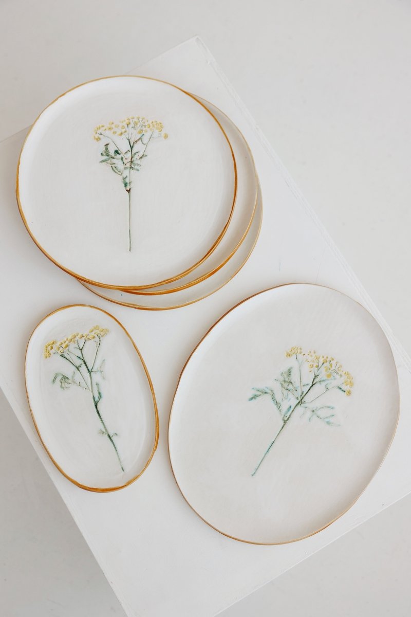 Keraminė lėkštė su įspaudu „Bitkrėslė“