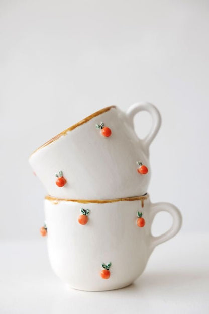 Keraminis puodukas ,, Mandarinai”